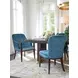 Lambeth Rendezvous Blue Upholstered Arm Chair