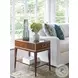 Rendezvous Walnut Box On Stand Shelton End Table