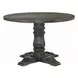 Leventis Weathered Gray 47" Round Dining Table