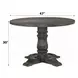 Leventis Weathered Gray 47" Round Dining Table