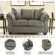 Darcy Cobblestone 64" Loveseat