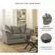 Darcy Cobblestone 64" Loveseat