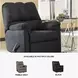 Darcy Black Rocker Recliner