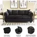 Darcy Black 87" Sofa
