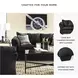 Darcy Black 87" Sofa