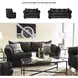 Darcy Black 87" Sofa