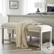 Ashbourne Sun Washed Upholstered Bench