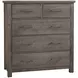Dovetail Mystic Gray Panel Bedroom Set