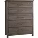 Dovetail Mystic Gray Panel Bedroom Set