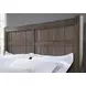 Dovetail Mystic Gray King Panel Bed