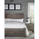 Dovetail Mystic Gray Poster Bedroom Set with Footboard