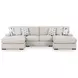 Laurelgrove Pebble 3-Piece Sectional with Chaise