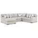 Laurelgrove Pebble 4-Piece Chaise Sectional