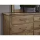 Dovetail Natural 8 Drawer Dresser