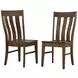 Dovetail Natural Slat Back Side Chair