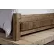 Dovetail Natural Queen Poster Bed with California King Footboard