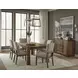 Dovetail Gray Performance Fabric Upholstered Side Chair