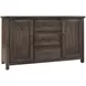 Dovetail Aged Gray 2 Door Server