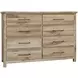 Dovetail Sun Bleached White Panel Bedroom Set