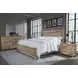 Dovetail Sun Bleached White King Poster Bed with California King Footboard