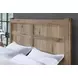 Dovetail Sun Bleached White Queen Panel Bed