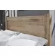 Dovetail Sun Bleached White King Poster Bed with California King Footboard