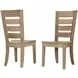 Dovetail Bleached White Ladder Back Side Chair