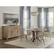 Dovetail Bleached White 2 Door Server