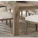 Dovetail Bleached White 76" Rectangular Gathering Table