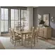 Dovetail Dining Bleached White Dining Room Set