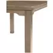 Dovetail Bleached White 60" Rectangular Dining Table