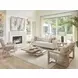 Sunset Key Flanders Beige and Tan Upholstered Accent Chair