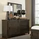 Briarwood Hills Rock Beaten Brown 3 Drawer Dresser with Mirror