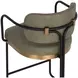 Jalen Ivanhoe Pine Upholstered Counter Height Stool