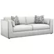Westcliffe Ivory 97" Sofa with Pillows