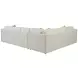 Rendezvous Cream 2 Piece Modular Westcliffe Sectional with Pillows