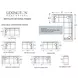 Rendezvous Cream 2 Piece Modular Westcliffe Sectional with Pillows