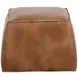 Ashford Tobacco Tan Upholstered Square Ottoman