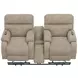 Regenerator Burlap Zero Gravity 91" Loveseat with Dual Power Lift Assist