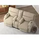 Regenerator Burlap Zero Gravity 91" Loveseat with Dual Power Lift Assist