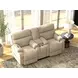 Regenerator Burlap Zero Gravity 91" Loveseat with Dual Power Lift Assist