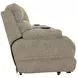 Regenerator Burlap Zero Gravity 91" Loveseat with Dual Power Lift Assist