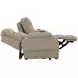 Regenerator Burlap Zero Gravity 91" Loveseat with Dual Power Lift Assist