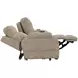 Regenerator Burlap Zero Gravity 91" Loveseat with Dual Power Lift Assist