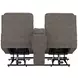 Regenerator Umber Zero Gravity 91" Loveseat with Dual Power Lift Assist
