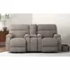 Regenerator Umber Zero Gravity 91" Loveseat with Dual Power Lift Assist