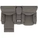 Regenerator Umber Zero Gravity 91" Loveseat with Dual Power Lift Assist