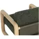 Cirro Noah Meadow and Ludlow Dark Olive Leather Upholstered Lounge Chair