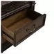 Provence Park Chateau Brown 3 Drawer Nightstand with USB Charging