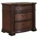 Provence Park Chateau Brown 3 Drawer Bedside Chest with USB Charging